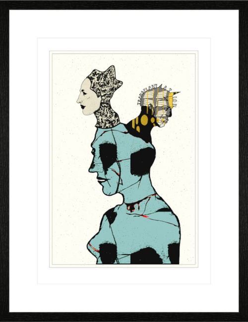 Main image Dual Identity – Framed Abstract Wall Art
