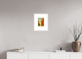 DIN A4 (21 x 29,7 cm), Ilona Mangold A4 Framed Warm Landscape – Framed Abstract Wall Art