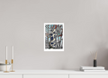DIN A4 (21 x 29,7 cm), Ilona Mangold - FineArt Paper (no frame) Urban Layers – Modern Abstract Art Print