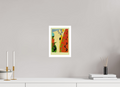 DIN A4 (21 x 29,7 cm), Ilona Mangold - FineArt Paper (no frame) Warm Landscape – Modern Abstract Wall Art Print