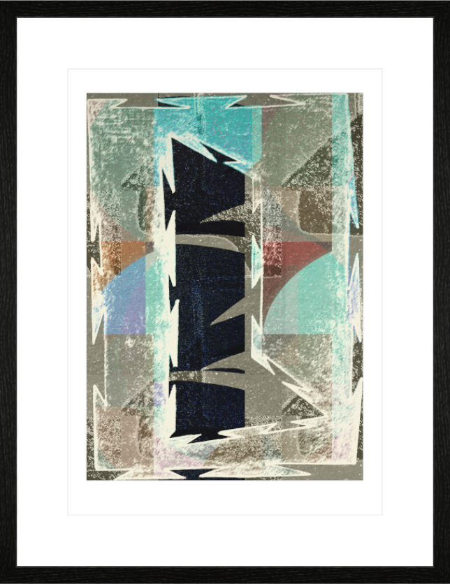 Main image Quiet Geometry – Framed Abstract Wall Art