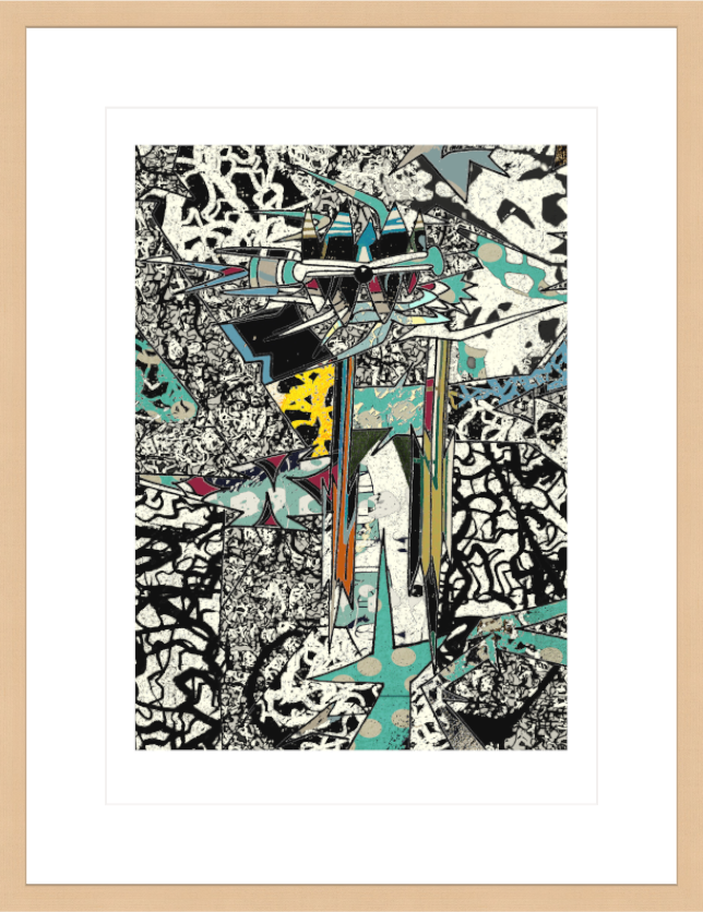 Main image Tension Structure – Framed Abstract Wall Art