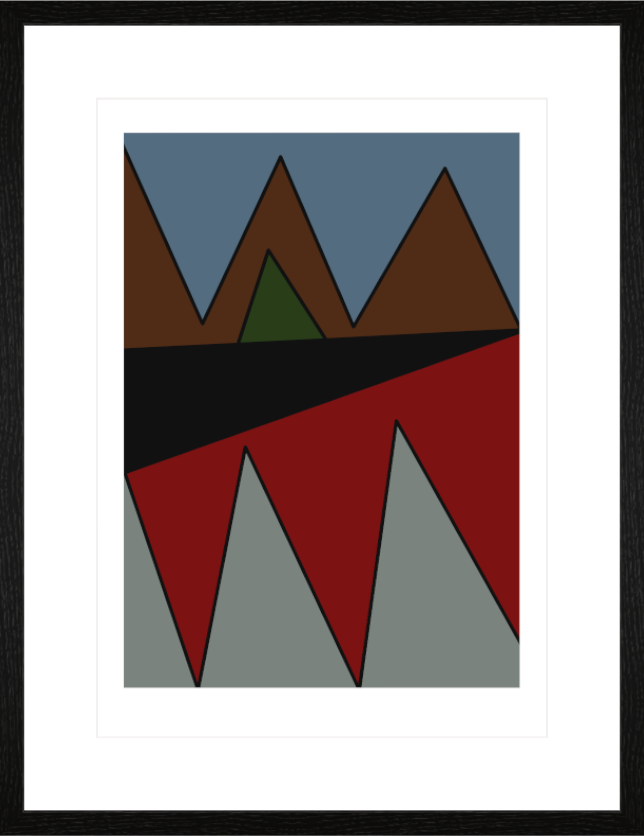 Main image Bold Geometry – Framed Abstract Wall Art