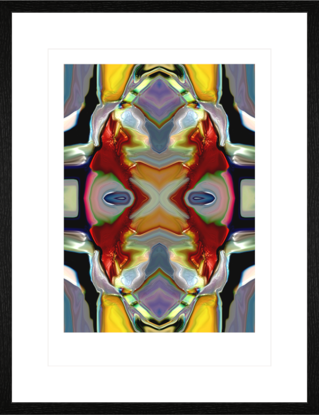 Main image Vivid Reflection – Framed Abstract Wall Art