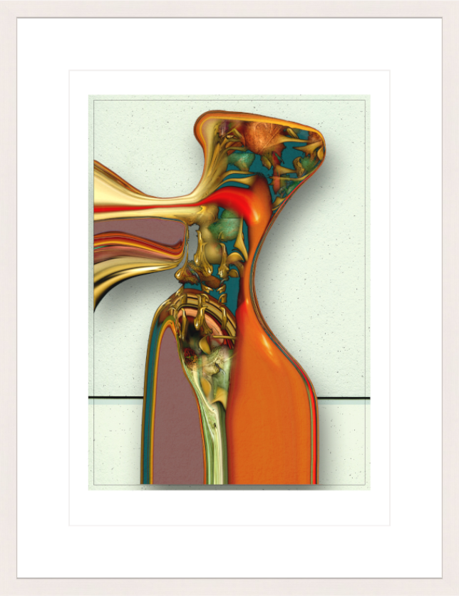Main image Fluid Form – Framed Abstract Wall Art