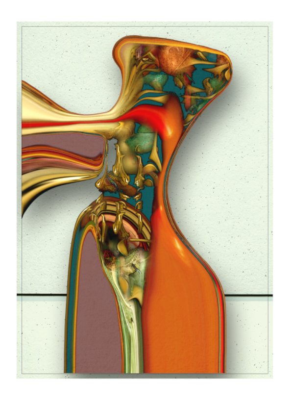 Main image Fluid Form – Modern Abstract Art Print