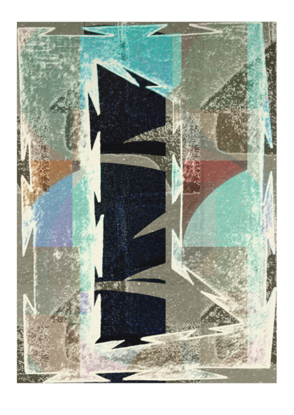 Main image Quiet Geometry – Modern Abstract Art Print