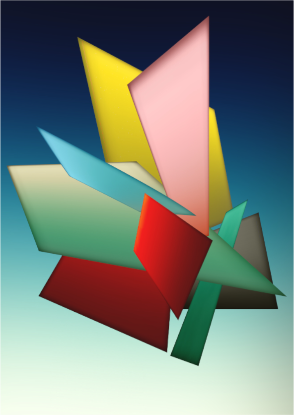 Main image Color Balance – Modern Abstract Art Print