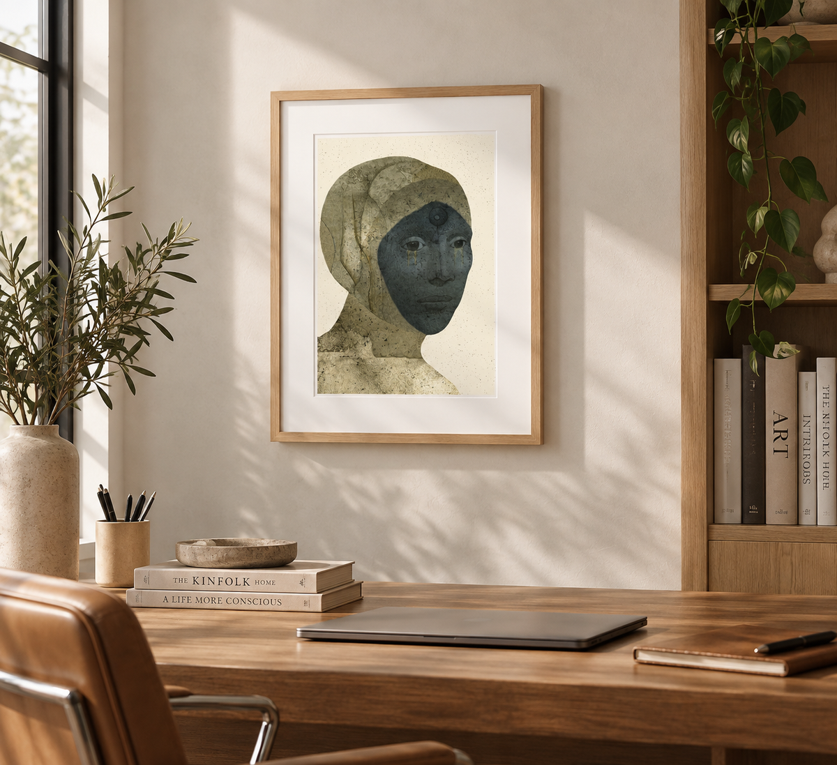 Still Presence – Framed Abstract Wall Art