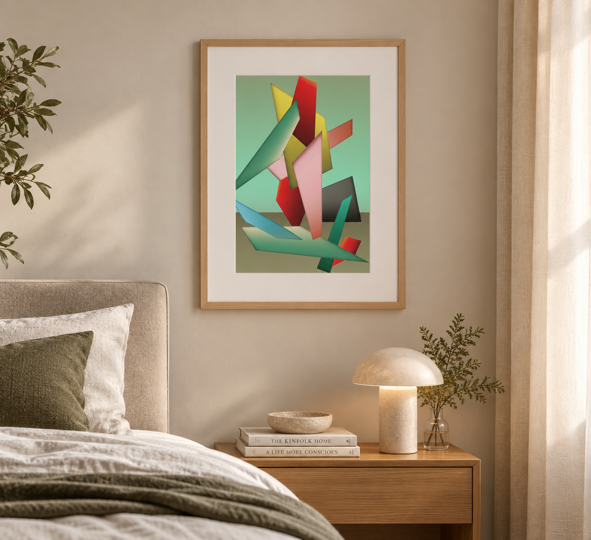 Dynamic Balance – Framed Abstract Wall Art