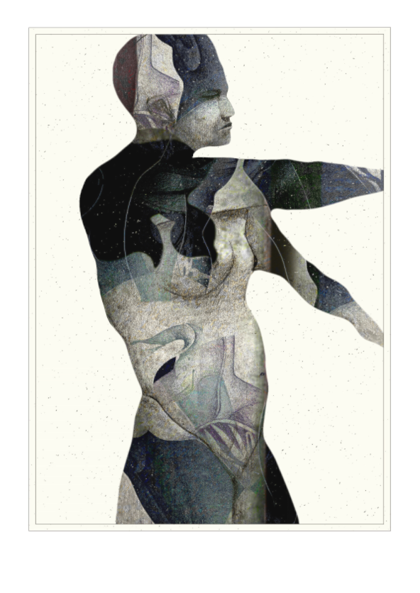 Main image Fluid Figure – Modern Abstract Art Print