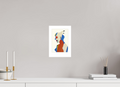 DIN A4 (21 x 29,7 cm), Ilona Mangold - FineArt Paper (no frame) Vivid Profile – Modern Abstract Art Print