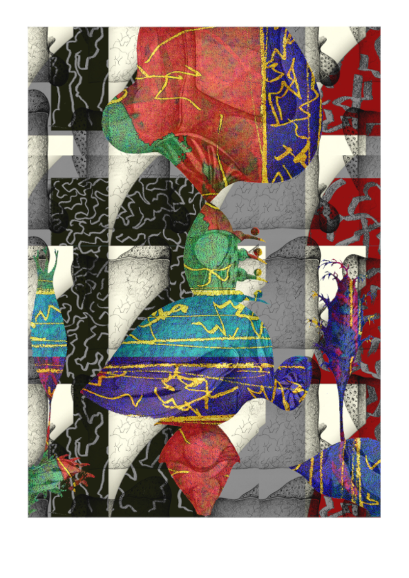 Main image Ser Lloras - Modern Abstract Art Print
