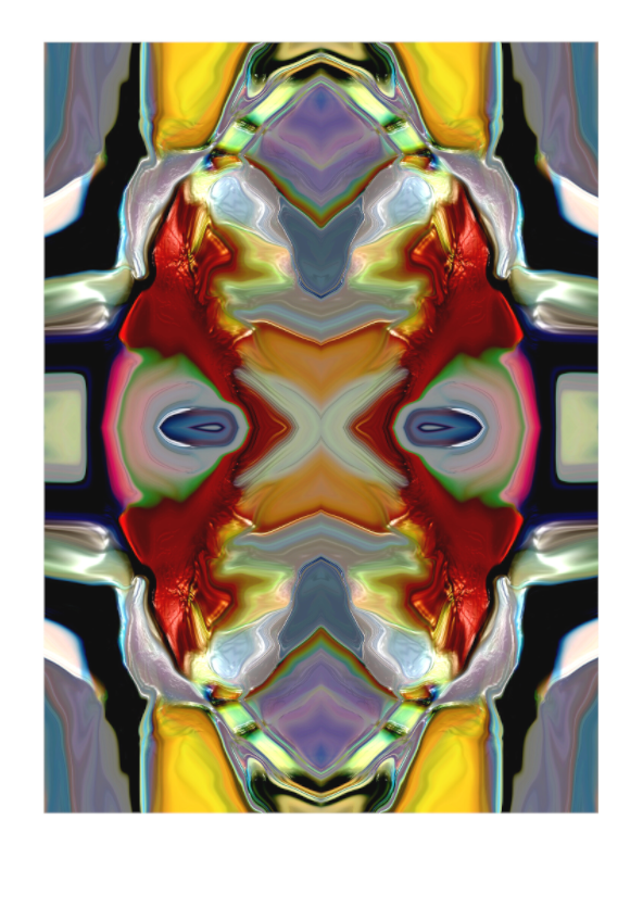 Main image Vivid Reflection – Modern Abstract Art Print