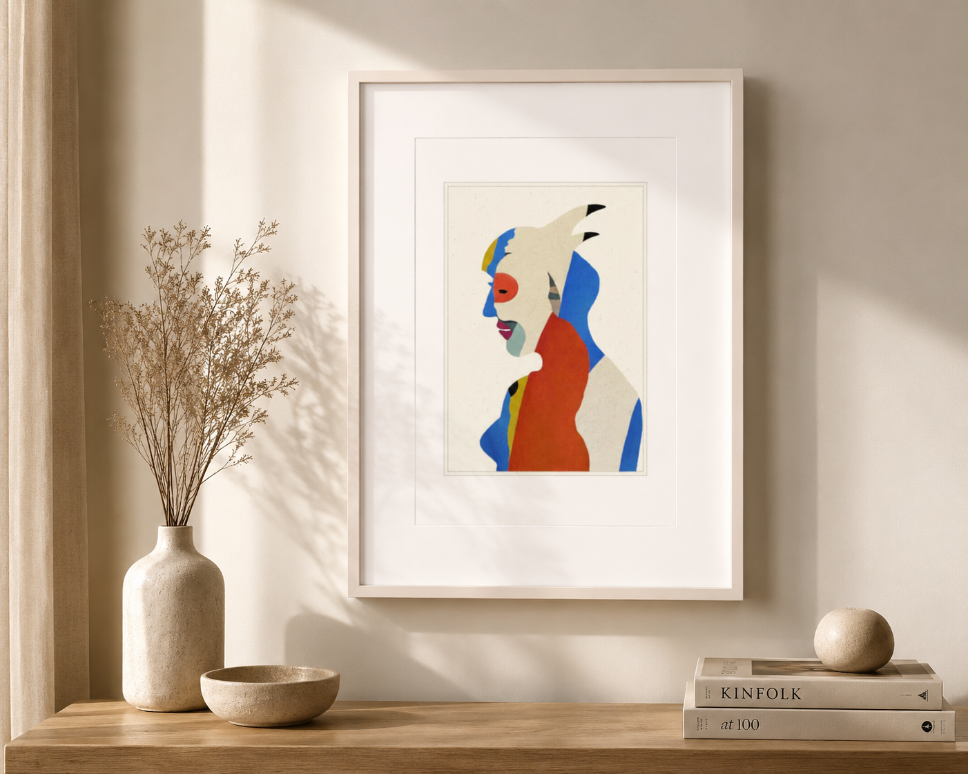 Vivid Profile – Framed Abstract Wall Art