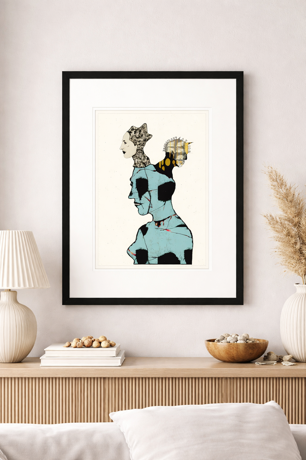 Dual Identity – Framed Abstract Wall Art