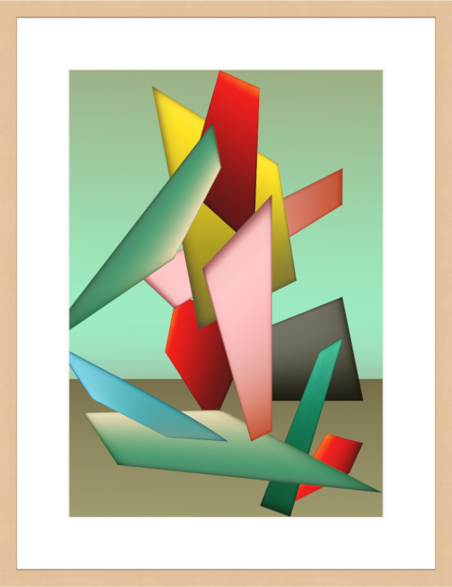 Main image Dynamic Balance – Framed Abstract Wall Art