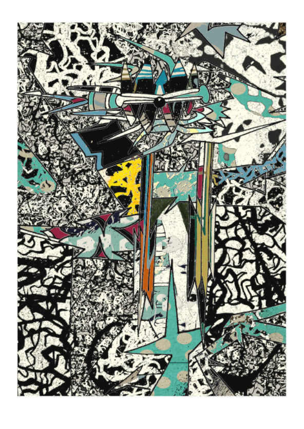 Main image Tension Structure – Modern Abstract Wall Art Print
