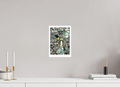 DIN A4 (21 x 29,7 cm), Ilona Mangold - FineArt Paper (no frame) Tension Structure – Modern Abstract Wall Art Print